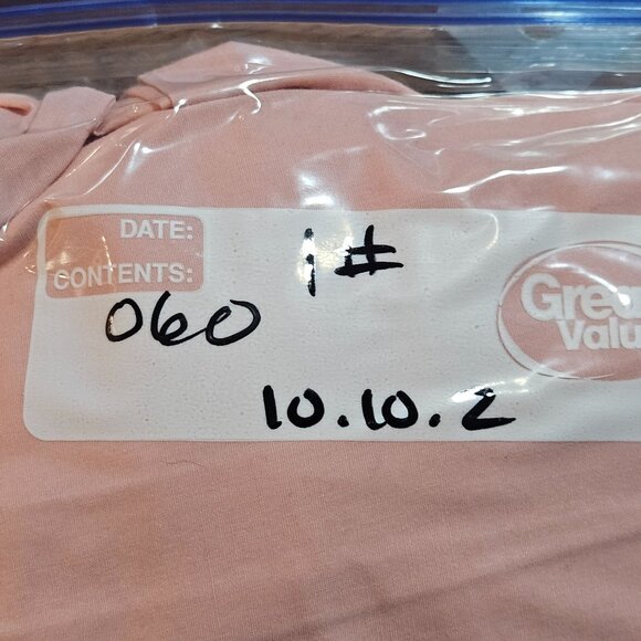 Powder Pink Puff Sleeve Square Neck Dress XL Smocked Back Cotton - Picture 15 of 15